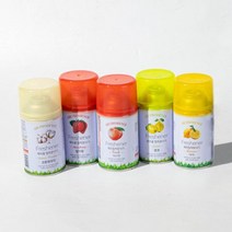 묻따 화장실 타이머 방향제 자동 분사기 실내용 업소용, 화장실탈취제, 향캔5개