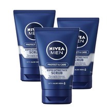 니베아 프로텍트 앤 케어 페이스 스크럽 125ml Nivea Protect Care Face Scrub, 3개
