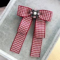 빈티지 헝겊 나비 넥타이 격자 무늬 블랙 화이트 브로치 크리스탈 라인 석 학교 유니폼 셔츠 칼라 핀 남성 여성 액세서리, 9