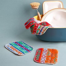 폴란드 스크러바 주방 면 친환경 수세미 2개세트, 40개세트