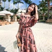 C.ONLIE SHOP랄프랄프샵여름 오프숄더 레이스 쉬폰 롱원피스 원피스 하객룩 하객원피스