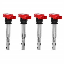 자동차 점화플러그 코일 4pcs vw golf passat jetta tiguan cc audi a4 a6 tt q3 q5 r8 06e905115e 07k905715f 액세서리, 4개