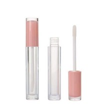 립스틱립글로스 1PC 5ML 립글로스 튜브 선물 로즈 레드/퍼플 캡 빈 립 밤 화장품 용기 립스틱 리필 용 병, [06] 100pcs, [05] Baby Pink Cap