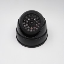 비투비월드 원형 모형 감시카메라(블랙)/방범용 모형CCTV, 단품