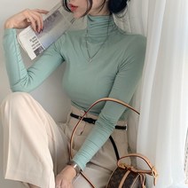 드까 1+1 찹쌀 쫀득부들 목폴라 긴팔티셔츠12color (단품구매가능)