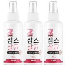 (스프레이형 손소독제) 잡스 세니타이저액 100ml 손소독제 행사, 3_3개