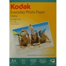 [AAX_2548965] 복사 전용지 잉크젯 코닥 A4 110G 100매 포토용지 코닥잉크젯용지 자료출력지 사무실A4지 잉크젯A4용지