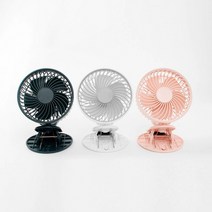 후와유 USB 3색 탁상용 미니 오리진 회전형 집게 선풍기, 상세페이지 참조