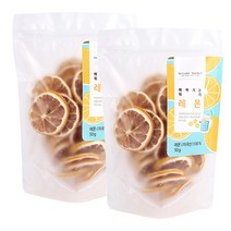예뻐지는 워터 레몬 슬라이스 저온건조 과일칩 50g 2개세트, 본품