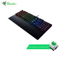가상키보드 Razer V3 키보드 가정용 전문 컴퓨터 액세서리 데스크탑 키 게임용 노란색 스위치, 한개옵션2, 02 Green switches, 한개옵션1