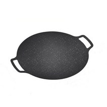 캠핑키친 34cm 한국 붙지 않는 프라이팬 야외 주철 바베큐 플레이트 캠핑 그릴 팬 바베큐 다기능 프라이팬 스테이크 튀김, 1.Frying Pan