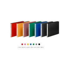 문화 PP PP펀치레스화일 F431-6/레버클립화일 좌철 A5/PP Punchless File/세금철, 녹색
