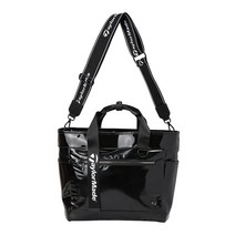 여성 광택 숄더 토드백 TWBPL5613-199, 0FR, BLACK