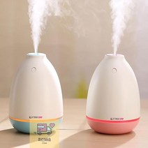 미니_작은_2개_USB_책상위_세트_가습기_컴팩트한 480A, 블루(1+1)