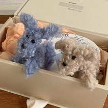 [리본크림] 뭉치포코 강아지 키링 푸들 가방걸이 백참 아이팟 버즈 키링 가방걸이 가방악세사리 푸들고리 강아지고리 키홀더