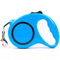 카니스 애견 도트자동줄 블루 PYW5915, 1개, 끈길이 3m x 폭 1cm