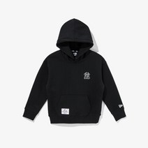 뉴에라키즈 [뉴에라키즈] MLB 빅 엠블럼 뉴욕 양키스 후드 블랙(13679523)