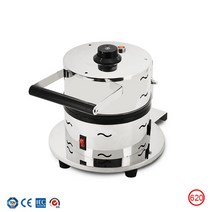 미니붕어빵기계 전기 타코야끼기계 상업 Krapfen 아이스크림 파니니 도넛 팬 기계 UFO 햄버거 메이커 핫 젤라토 프레스 브리오슈 버거, [01] 라이트 그레이