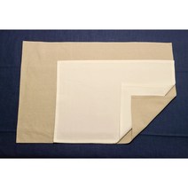 [천아트 반제품] 무지 사각 다포 (화이트 베이지), 소형, 화이트