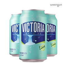 빅토리아 탄산음료 라임, 48개입, 350ml