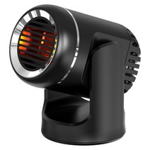 차량용 온풍기 히터 360도 회전 12V/24V 냉난방 겸용, 12V, 흰색, 1개