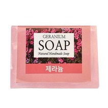 제라늄 향수 세정제 바디 내추럴 클렌저 핸드메이 뷰티샵 때 미용 워시 수제 헤어 비누 이누 누리, 비누1개입_제라늄내추럴, 본상품선택
