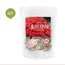 국내산 오미자차 60티백 국내산100% 오미자티백차