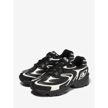 휠라 공용 버자드 2000 블랙 프로 러닝 운동화 레이어드 쿠션 폼 스니커즈 FILA UNI