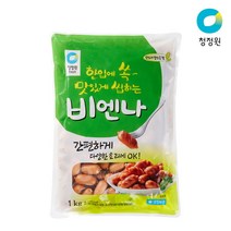 [청정원] 비엔나1kg /식자재/대용량, 상세 설명 참조