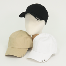 피어싱 야구모자 귀걸이 볼캡 - 사은품 마스크 증정