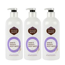 샤워메이트 스위트 모이스처 바디워시 750ml x 12개, 1box