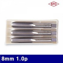 슈퍼툴 3250369 SKS-핸드탭 8mm 1.0p (1EA) 절삭공구 탭 핸드탭 다이스 절삭 다이스 탭핸들 초경 공작 핸