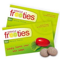 Miracle Frooties Miracle Berry Tablet 100% Natural Grown Miracle Fruit Turn Sour Sweet Change Ta, 1