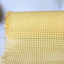 라탄케인 바구니 라탄 원단 40cm PE 플라스틱 등나무 웨빙 롤 지팡이 고리 버들 시트 의자 테이블 가구 수, 01 yellow_21 45x90cm