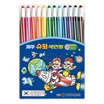 필수 신학기 학용품 준비물 문구 100종 골라담기 / 학습준비물 신학기준비물 문구세트, 029.지구 슈퍼 색연필 12색 1세트단품