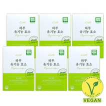 국내산 유기농 곡물 100% 발효 소화 효소 비건 인증 효소 추천, 30포x6개