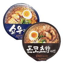 담백한 돈코츠향 라멘 컵라면 75g x 12개 한박스