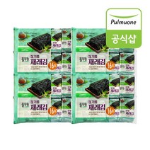 [풀무원] 참기름 재래김 도시락 16봉 64gX4개, 참기름 재래김 도시락 16봉X4개