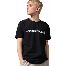 (캘빈 클라인)CALVIN KLEIN워드 마크로고 스키니T셔츠 J318045 L CKBLACKBEH T셔츠 니트통판