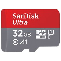 샌디스크 울트라 마이크로SD 메모리카드 CLASS10 A1 QUAR, 32GB