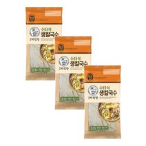CJ 면요리 즐거운동행 미정당 생칼국수 국수면 간편식 400g 3개 1세트, 4세트