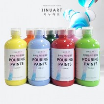 푸어링아트 베어브릭 아크릴 플루이드 물감 20색, 500ml_블랙