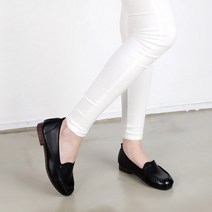 핑키슈 둥근코말랑스티치플랫슈즈[2cm]