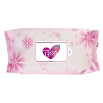 판촉물/500개/코스모스핑크 80매60매캡형 라벨형물티슈/지갑티슈/홍보행사용품 대량구매 단체선물도매 로고, 기본500개구매시, 인쇄없음