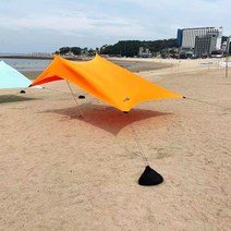 이노뱅크 차박 캠핑용 휴대용 그늘막 텐트 타프 INNO TENT, 4-6인용, 오렌지