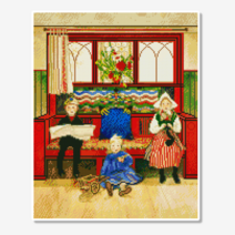 모모픽스페인팅 모모픽스보석십자수 DH03 칼라르손 엄마 아빠 반 40x50cm 캔버스 액자 명화 인물 정물 비즈