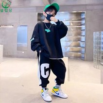 셀럽당 주니어용 트레이닝 세트 주니어 맨투맨 세트 소년 트레이닝 상하복 A00994