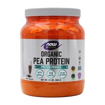 Now Foods 스포츠 오가닉 피 프로틴 파우더 크리미 초콜릿 680 g, 680g, 1개