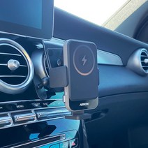 ARKON 맥포드 MWC3AMPS 차량용 무선충전 맥세이프 스마트폰 거치대 휴대폰 핸드폰 드릴베이스 거치대, 아콘 MWC3AMPS, 1개