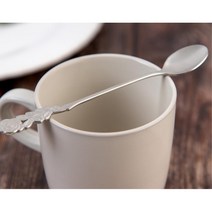 커피젓는스푼 다방 티스푼 장미꽃스푼 3p 디저트커트러리 요플레숟가락 말차도구